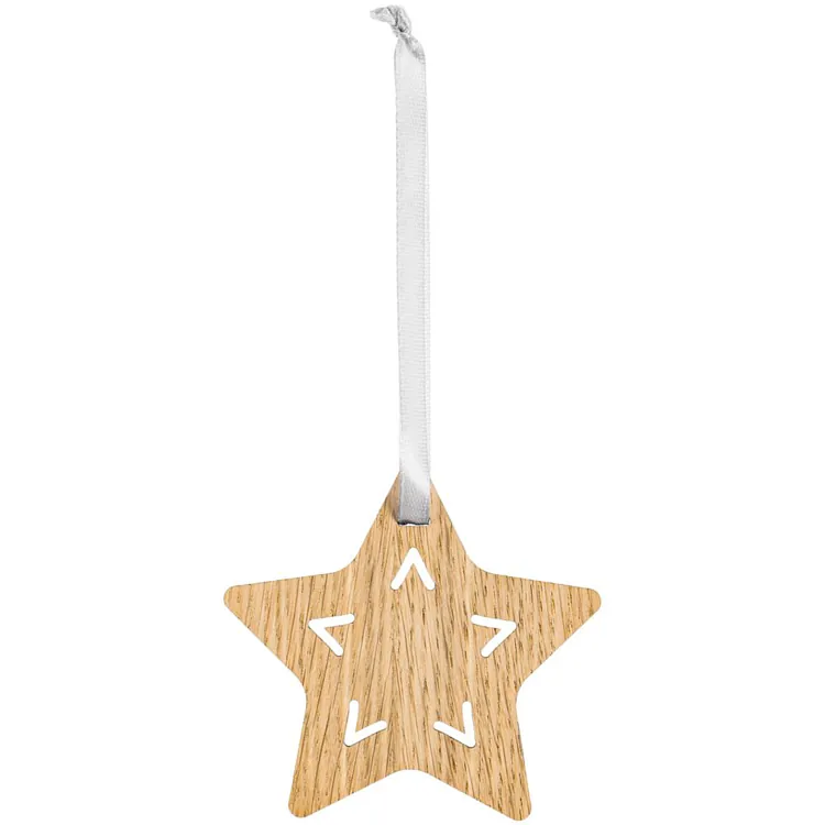 Деревянная подвеска Christmate, звезда арт.20225.05