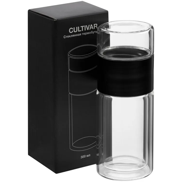 Бутылка для заваривания Cultivar, черная арт.16238.30