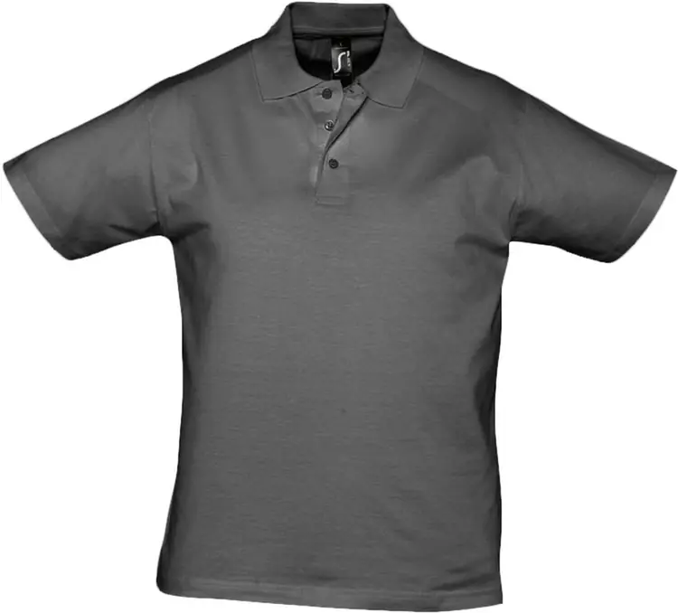 Рубашка поло мужская Prescott Men 170, темно-серая арт.6086.10