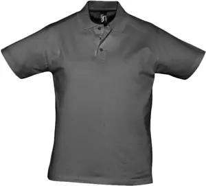 Рубашка поло мужская Prescott Men 170, темно-серая арт.6086.10