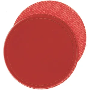 Лейбл из ПВХ с липучкой Menteqo Round, красный арт.16299.50