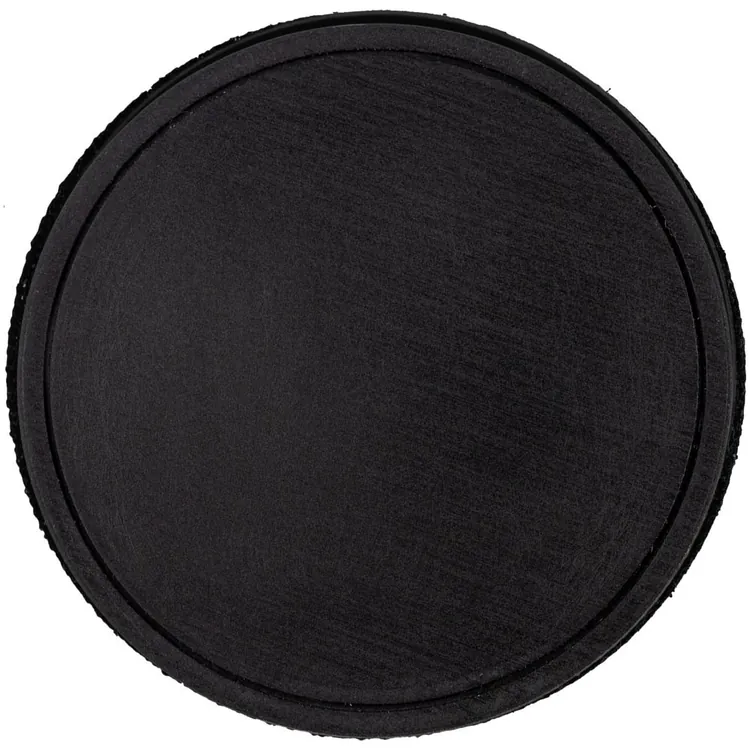 Лейбл из ПВХ с липучкой Menteqo Round, черный арт.16299.30