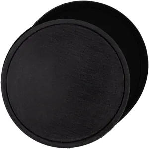 Лейбл из ПВХ с липучкой Menteqo Round, черный арт.16299.30