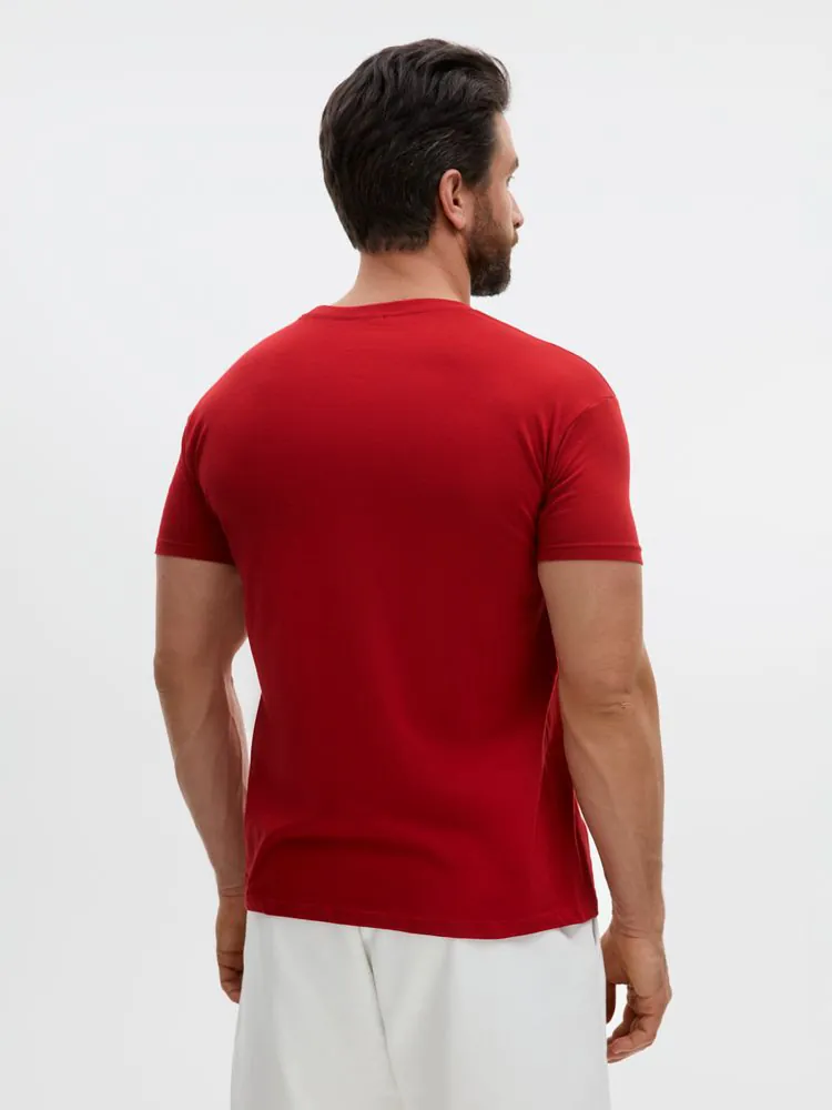 Футболка унисекс Regent 150, вишнево-красная арт.1376.51