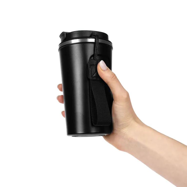Смарт-стакан с заменяемой батареей tellMug, ver.2, черный арт.16325.30