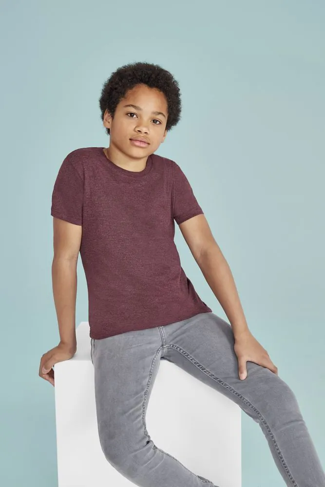 Футболка детская Regent Fit Kids, бирюзовая арт.6645.42