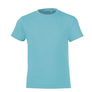 Футболка детская Regent Fit Kids, бирюзовая арт.6645.42