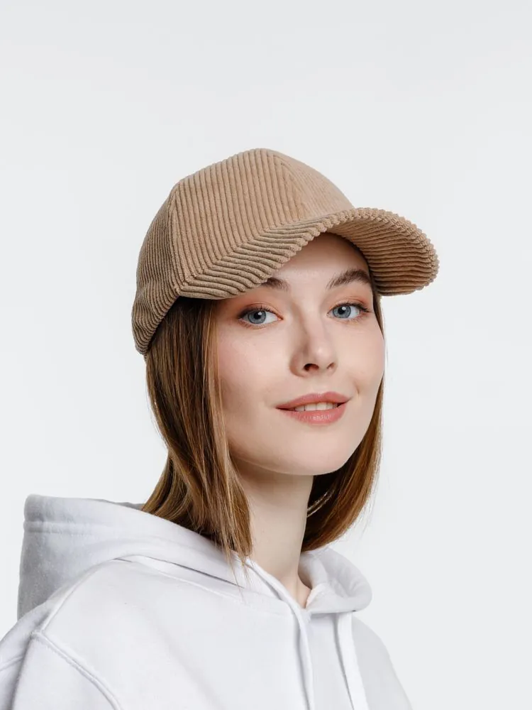 Бейсболка Soft Core, бежевая арт.16934.11