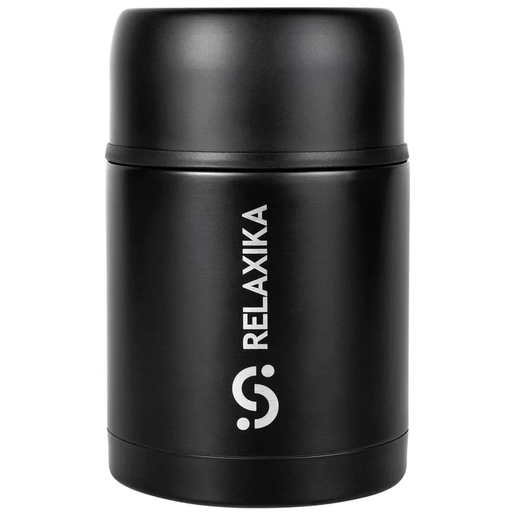 Термос для еды Relaxika 700, черный арт.15475.30